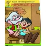 Pinocchio. Carte de colorat si citit