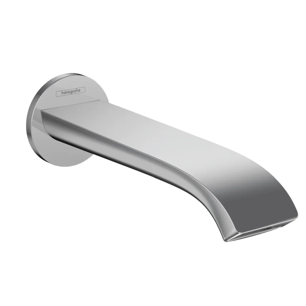 Pipa cada baie cu montaj in perete, culoare crom Hansgrohe Vivenis 75410000