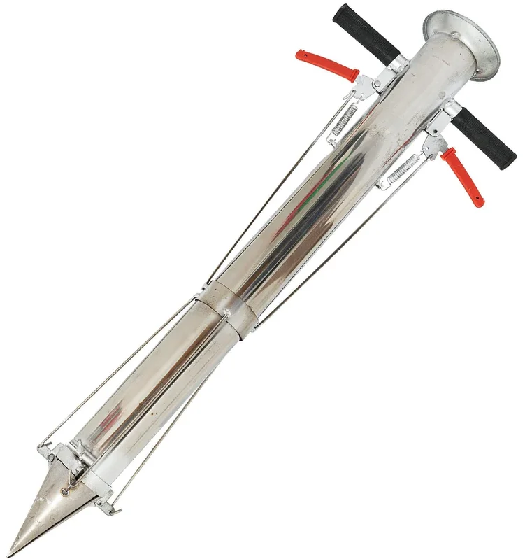 Plantator Rasaduri Profesional cu 2 manere ergonomice Inox MX361
