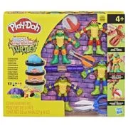 Play Doh povestiri cu testoase ninja adolescente mutante Set plastilina creatii Ccowabunga