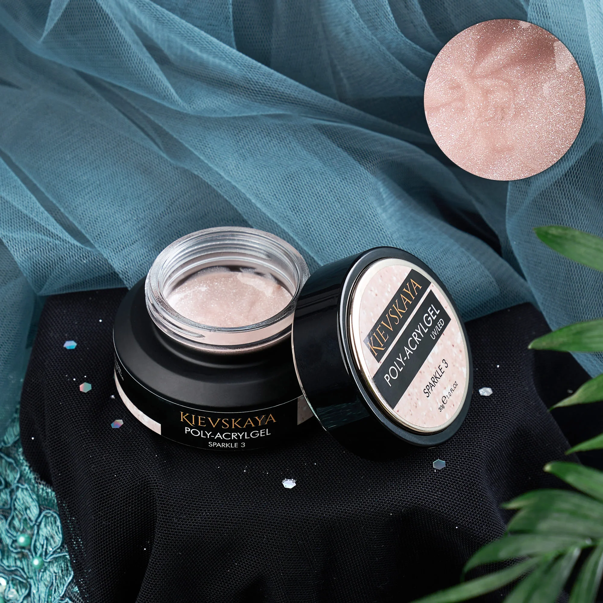 Poly-Acrylgel Sparkle Kievskaya 30gr-SPARKLE03 - SPARKLE03 - Everin.ro