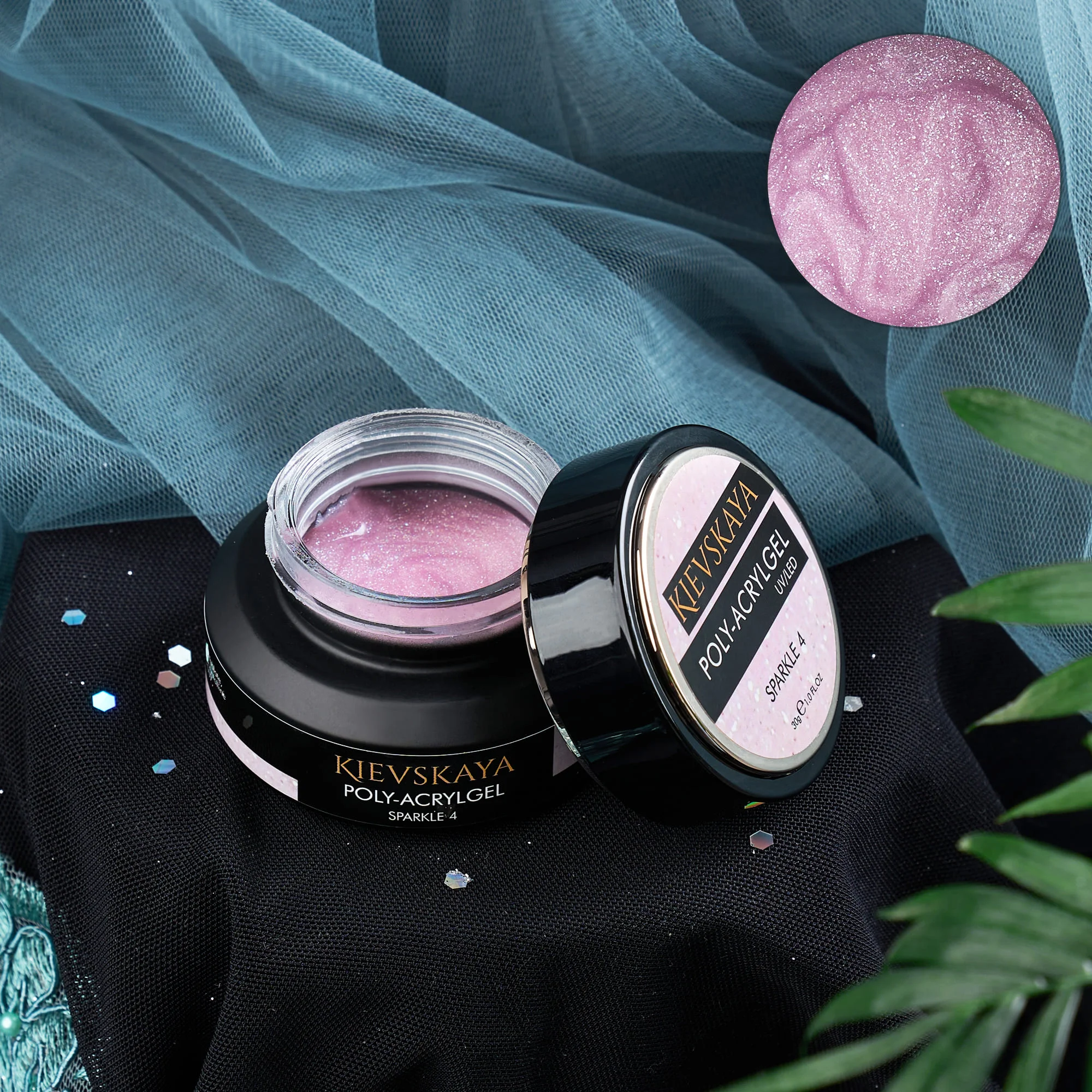 Poly-Acrylgel Sparkle Kievskaya 30gr-SPARKLE04 - SPARKLE04 - Everin.ro