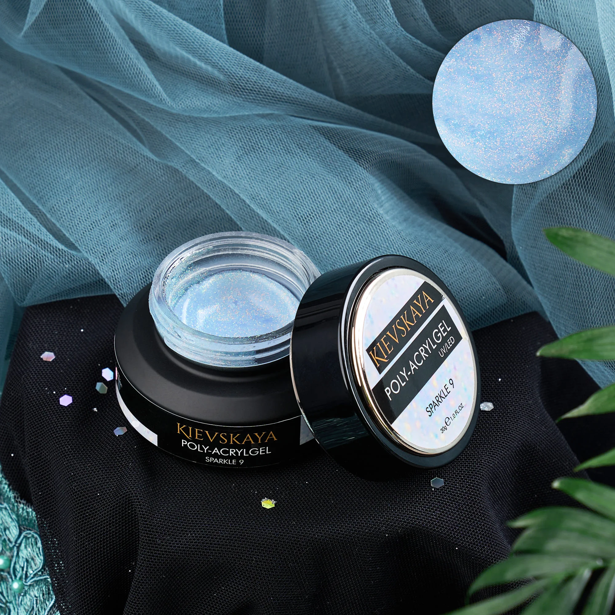 Poly-Acrylgel Sparkle Kievskaya 30gr-SPARKLE09 - SPARKLE09 - Everin.ro
