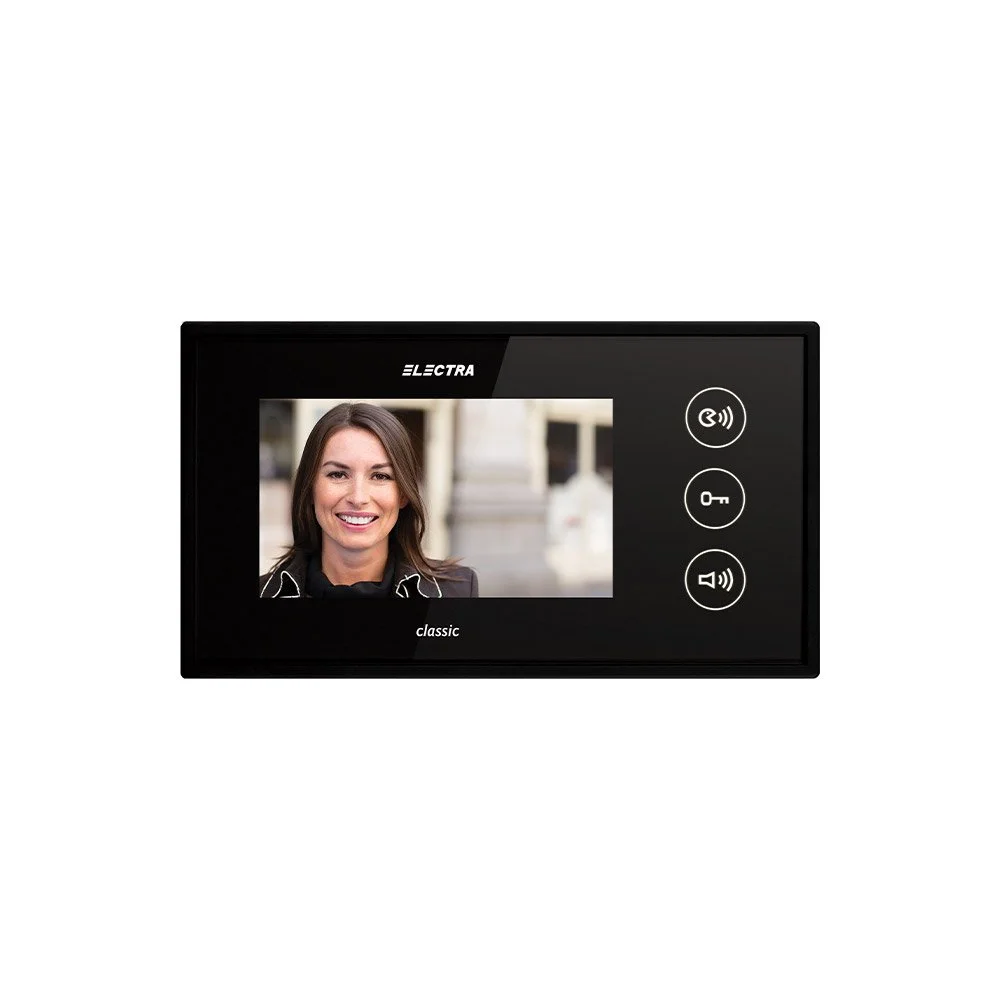 Post videointerfon interior Electra MCS.47N, 4.3 inch, color, 4 fire, montaj aparent