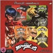 Povesti uimitoare. Cutie cu 4 carti de povesti. Colectia Miraculous - Iuliana Voicu