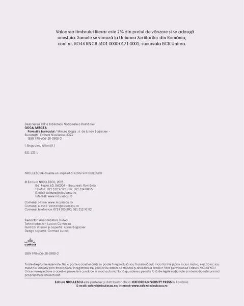 Poveştile bunicului - Paperback brosat - Niculescu