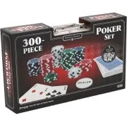 Premium Classics - 300pcs Poker Chip set - Set cu 300 jetoane de poker, in cutie metalica