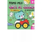 Prima mea carte de colorat cu autocolante. In calatorie