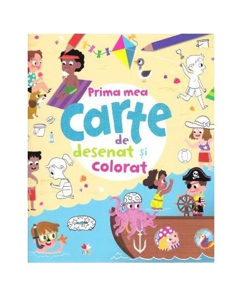 Prima mea carte de desenat și colorat - Paperback brosat - *** - Litera mică