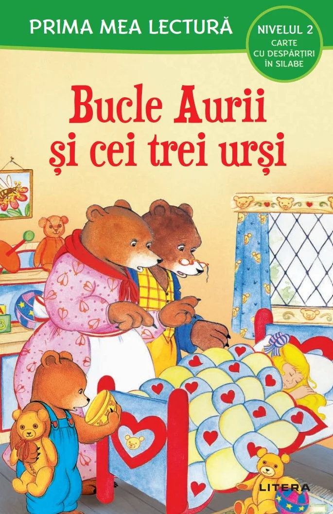 Prima mea lectura. Bucle aurii si cei trei ursi. Carte cu despartiri in silabe (Nivelul 2)