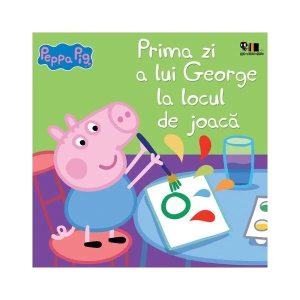 Prima zi a lui George la locul de joacă - Paperback - Mark Baker, Neville Astley - Vlad și Cartea cu Genius