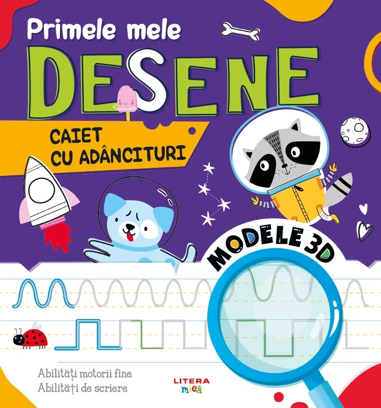 Primele mele desene. Caiet cu adancituri