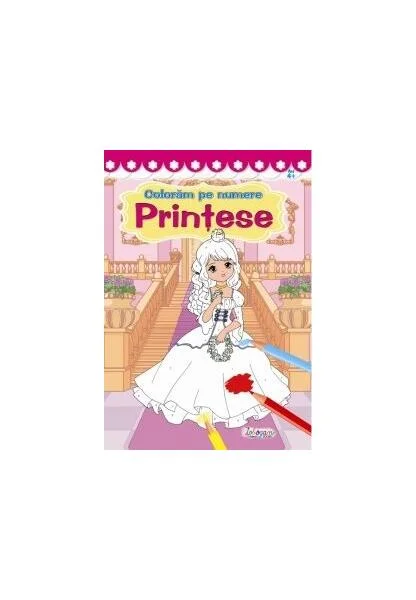 Prințese. Colorăm pe numere - Paperback brosat - *** - Erc Press
