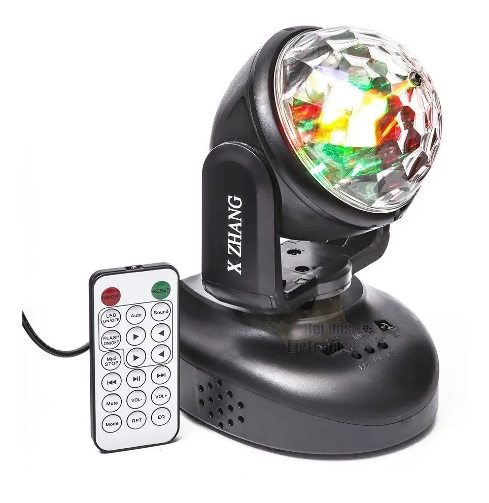 Proiector Disco LSY080 LED rotativ 360 cu telecomanda