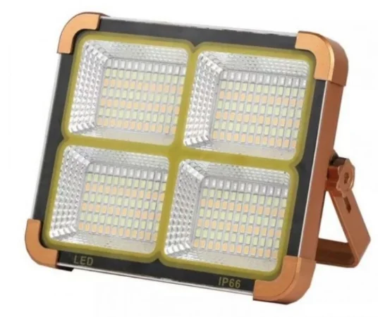 Proiector Led 500W D8 cu Panou Solar 3 moduri lumina, Functie Stroboscop