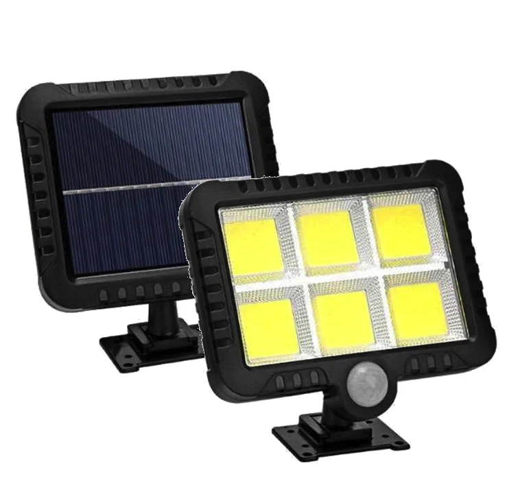 Proiector SOLAR 10W 6 CASETTE COB LF-1520  senzor de lumina si miscare