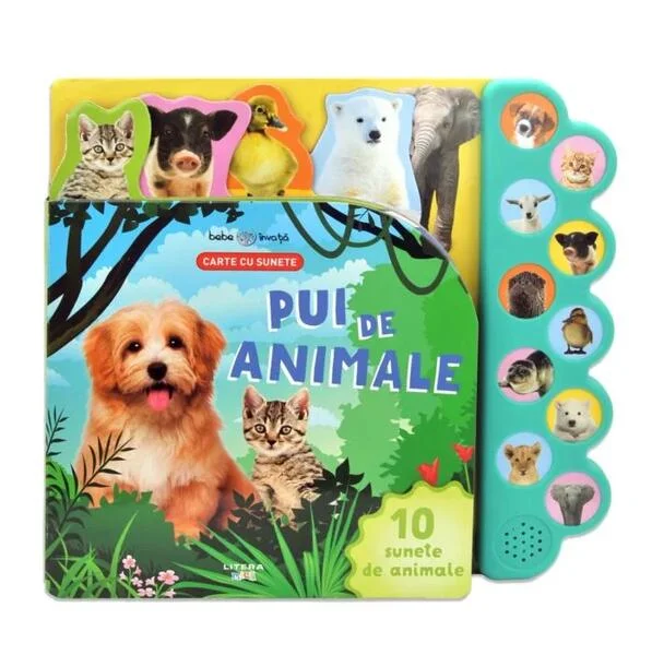 Pui de animale - Board book - Litera mică