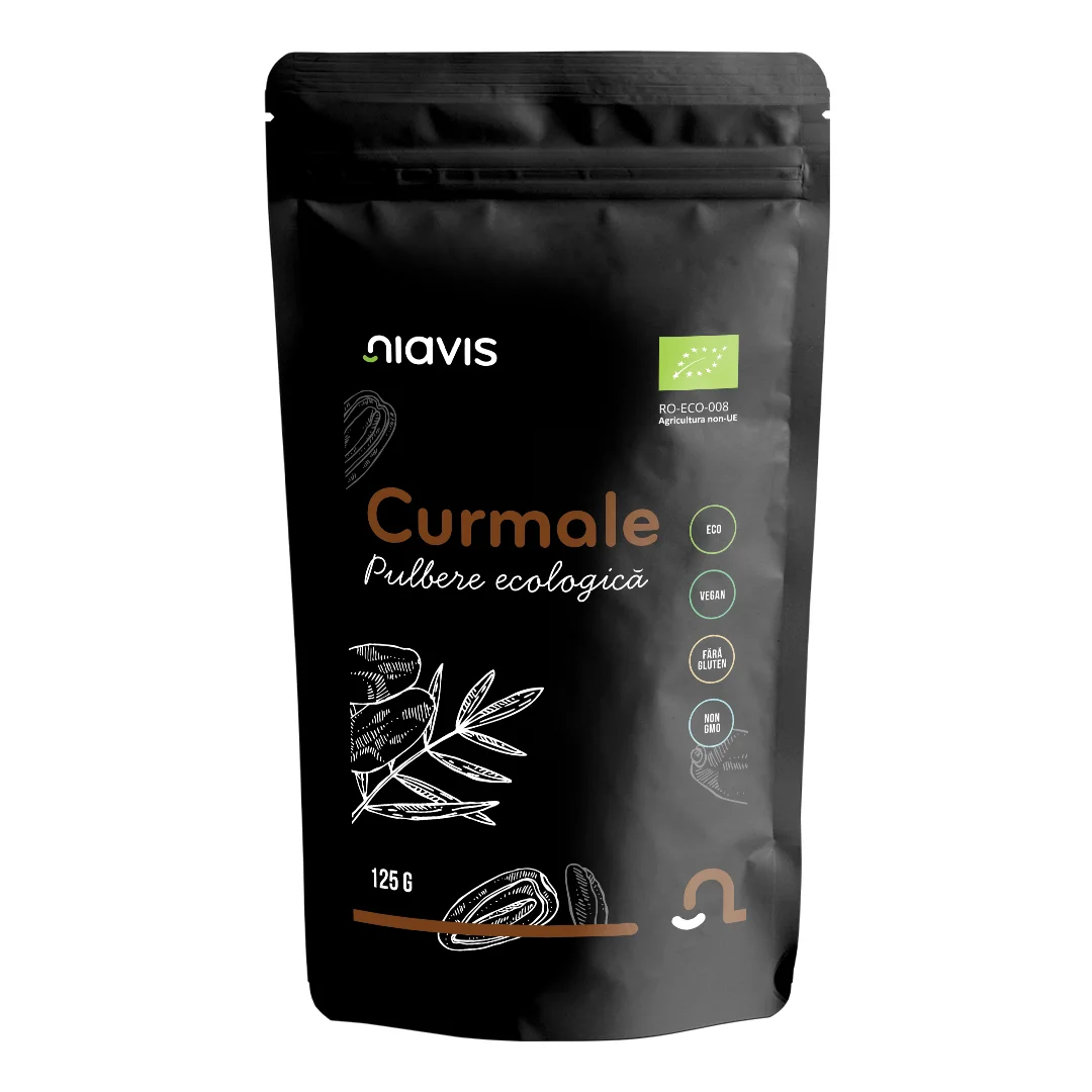 Pulbere Bio de curmale, 125g, Niavis