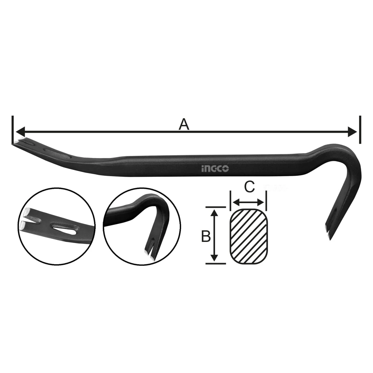 Ranga 14'' (350mm) INGCO HWBA01142