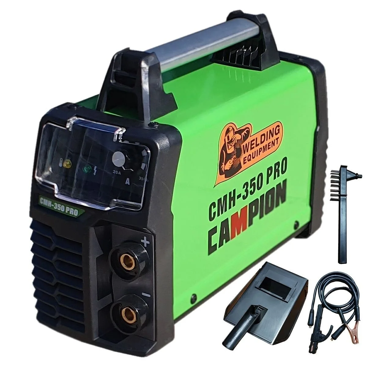 *REDUCERE* Aparat invertor sudura 350A, profesional, 1,5-6mm, ip21s, clasa B, CMH 350AH PRO Campion CMH350