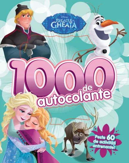 Regatul de gheață. 1000 de autocolante. Peste 60 de activități antrenante