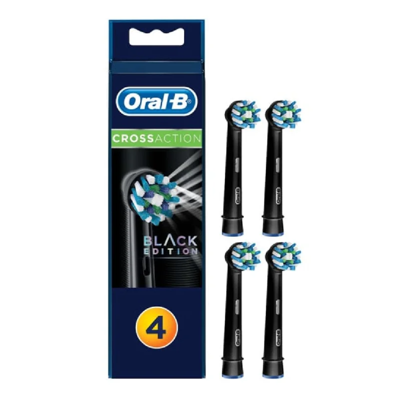 Rezerve periuta de dinti electrica Cross Action Negru, 4 bucati, Oral-B