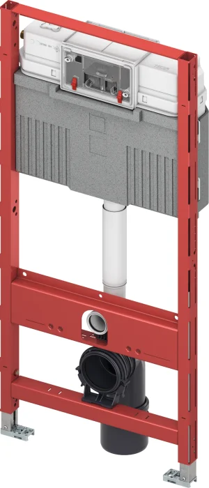 Rezervor WC incastrat TECEprofil cu cadru incastrat inaltime de constructie 112 cm