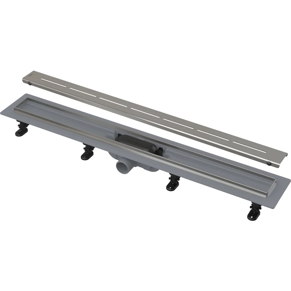 Rigola dus iesire laterala cu capac perforat crom 750 mm Alcadrain APZ18-750M