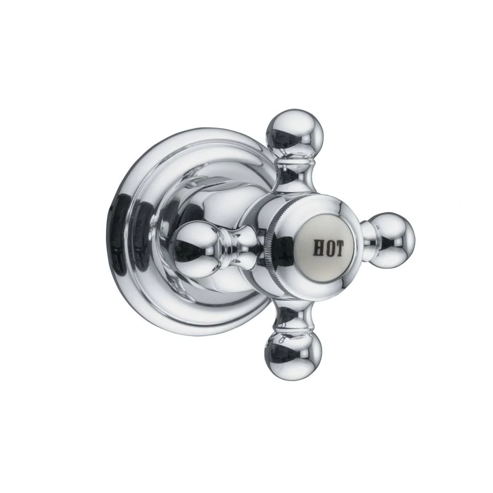 Robinet dus incastrat pentru apa calda Kludi 1926 crom lucios