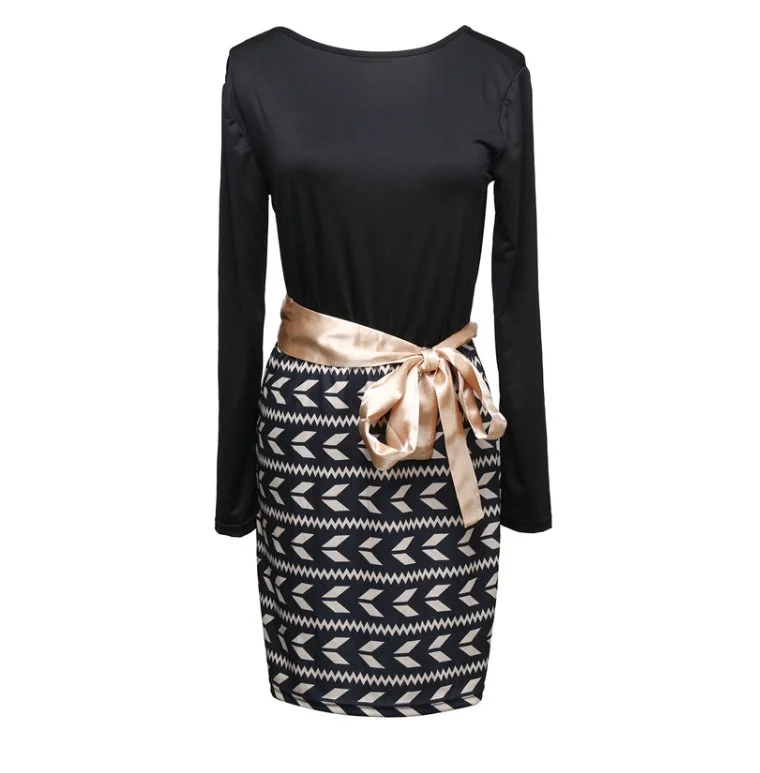 Rochie office Portofino, cordon in mijloc