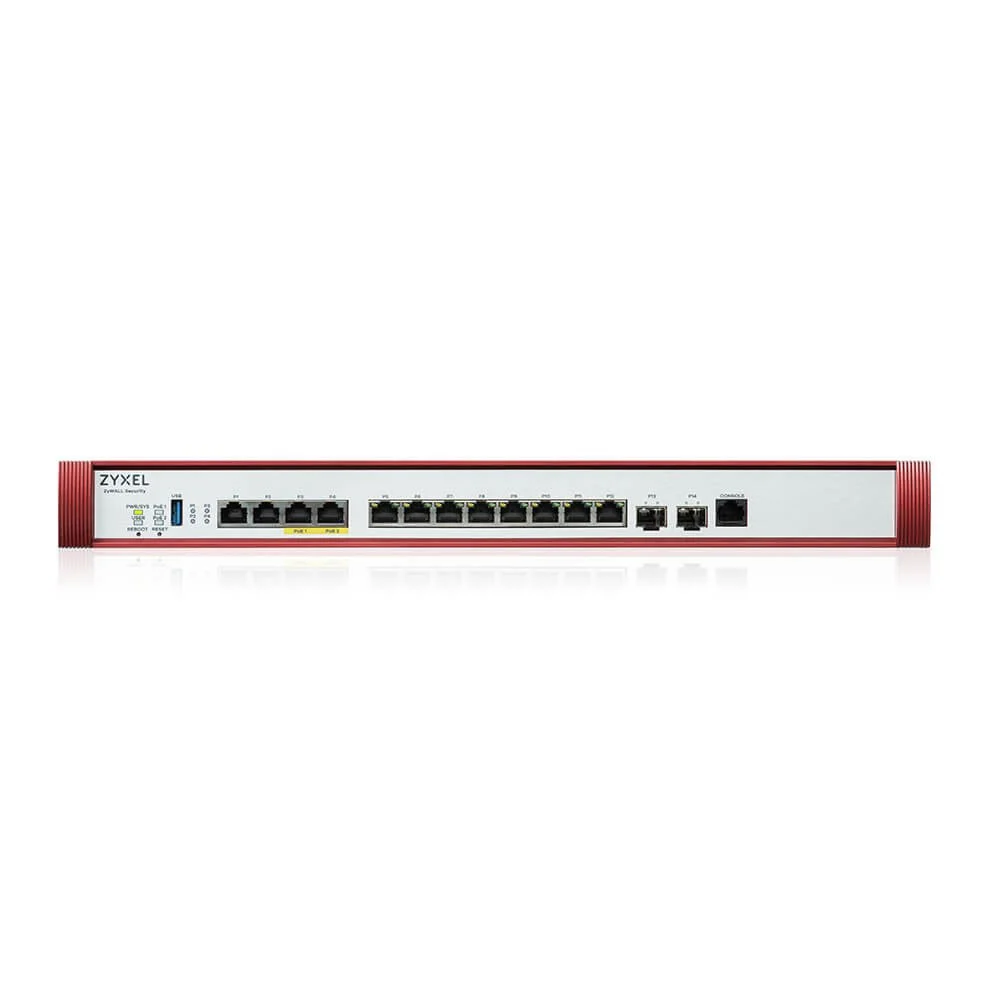 Router Firewall de securitate rackabil Unifi ZYXEL USG FLEX 700H, 10 porturi + 2 SFP, 15 Gbps, VPN, PoE