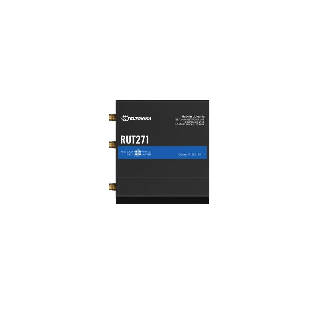 Router industrial 5G RedCap Teletonika RUT271, WiFi, 223 Mbps, 1x WAN/1x LAN, IoT