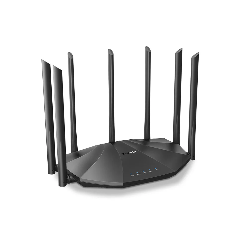Router wireless Gigabit Dual Band Tenda AC23, 1 port WAN, 3 porturi LAN, 2000 Mbps