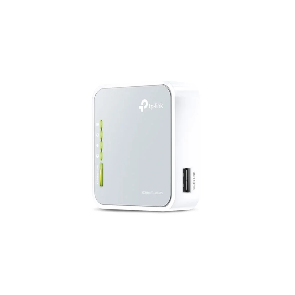Router wireless portabil TP-Link TL-MR3020, 1 port WAN/LAN, 300 Mbps