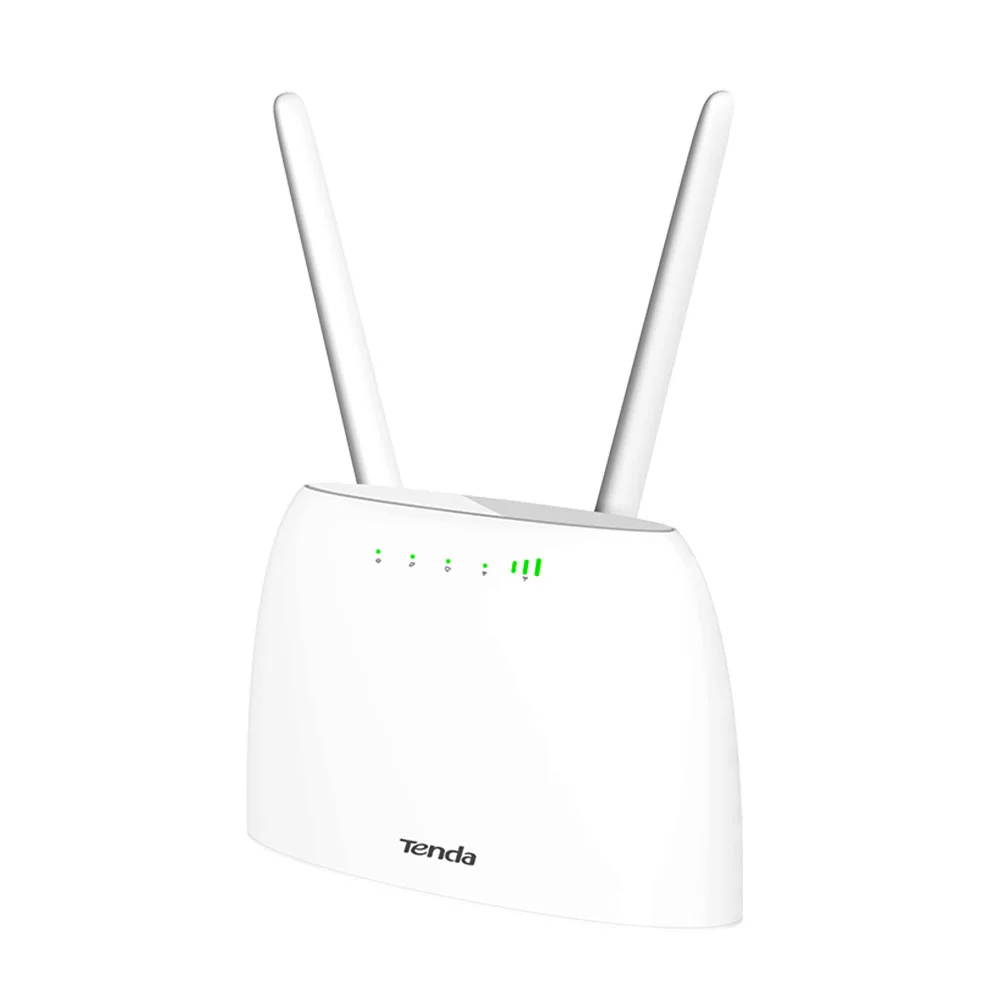 Router wireless Tenda 4G06, 3 porturi, 2.4 GHz, 4G, 300 Mbps