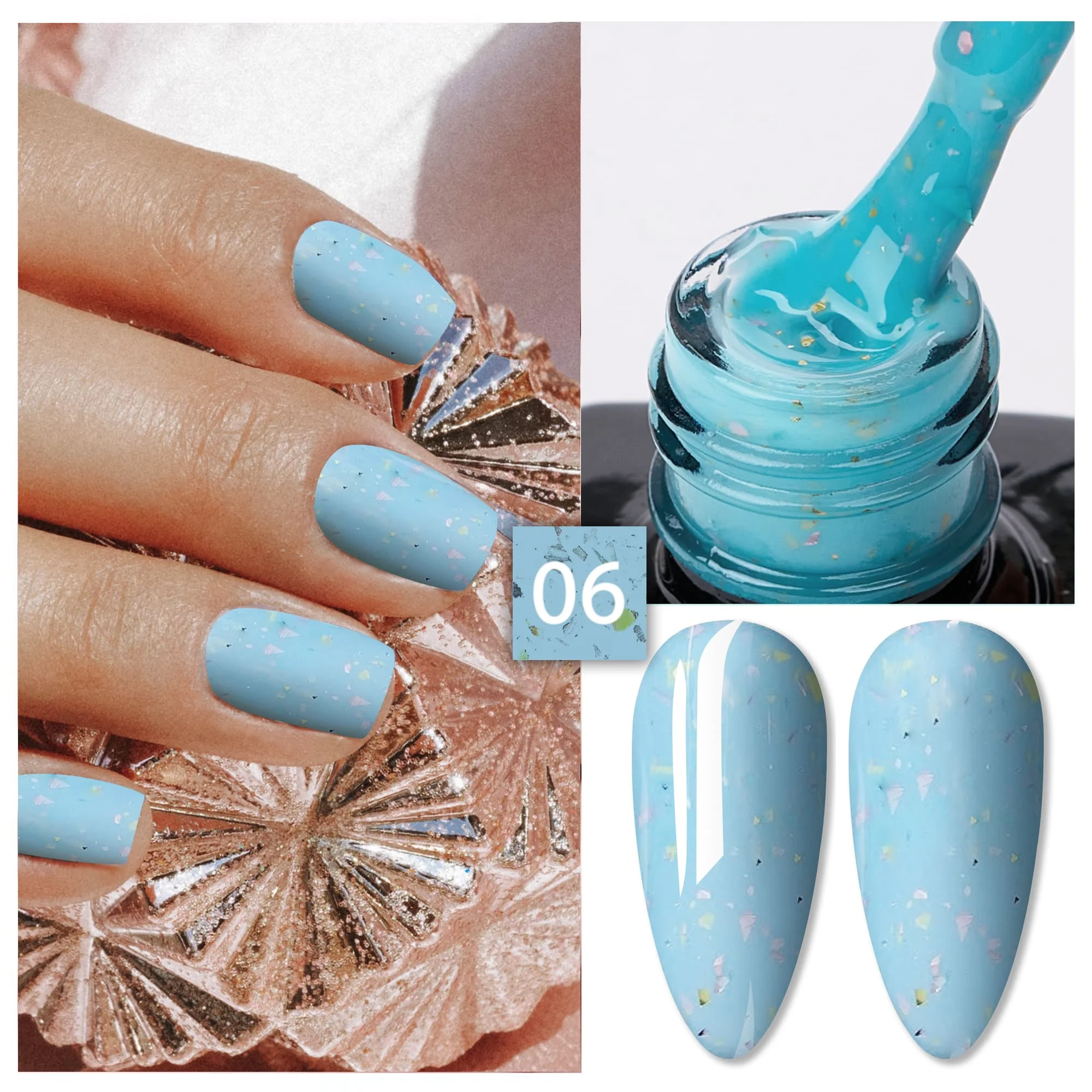 Rubber Cover Base Everin 15ml- GOLDEN TIME 06 - GT-06 - Everin.ro