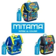 Rucsac Mitama, structura rigida, design baieti, 26 x 18 x 38 cm