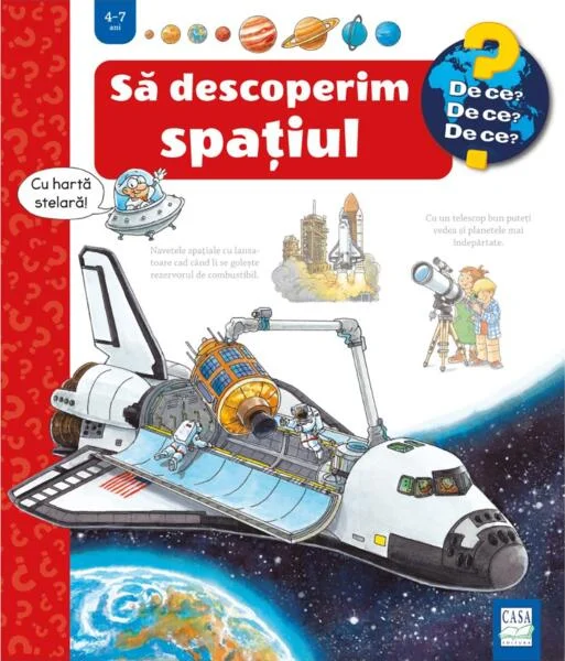 Să descoperim spațiul - Board book - Andrea Erne - Casa