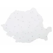 Sablon harta Romaniei Flaro, 185 x 255 mm