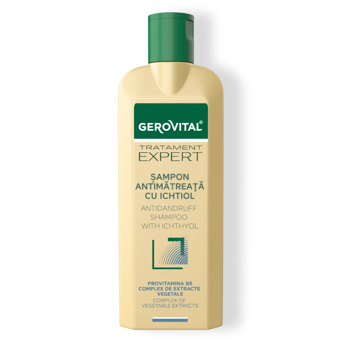 Șampon Antimătreață Cu Ichtiol Pentru Scalp Iritat, Gerovital Tratament Expert, 250 Ml