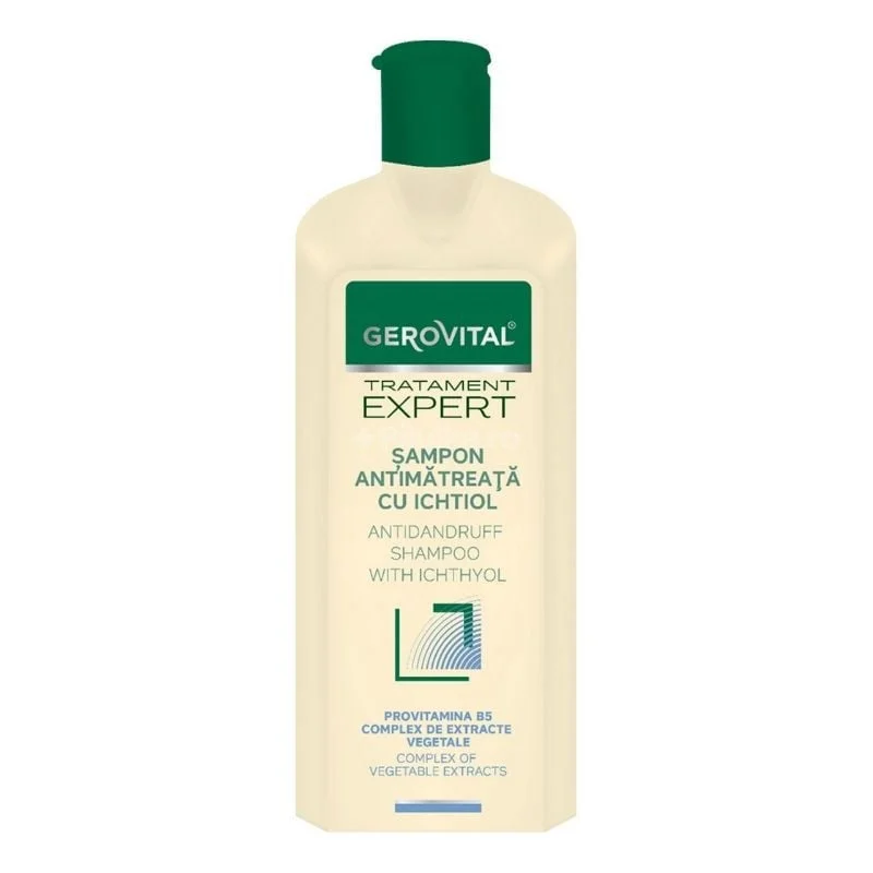 Sampon antimatreata cu Ichtiol Tratament Expert, 250 ml, Gerovital