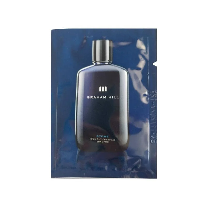 Sampon cu carbune Stowe Wax Out Charcoal Graham Hill, 8 ml