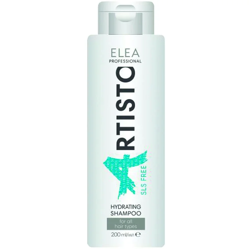 Sampon fara sulfati hidratare intensa pentru par Elea Professional Artisto, 200 ml