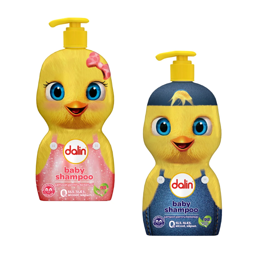 Sampon pentru par si corp jucarie pui, 1 bucata, 500 ml, Dalin