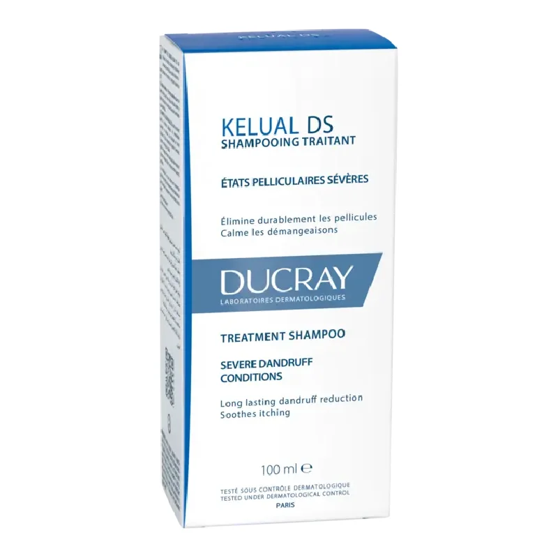 Sampon tratament dermatocosmetic anti-matreata severa Kelual DS, 100 ml, Ducray