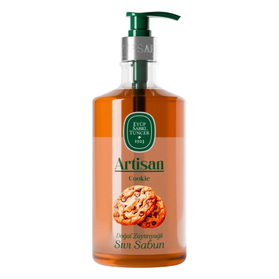 Sapun lichid cu ulei natural de masline Cookie Artisan, 600ml, Eyüp Sabri Tuncer