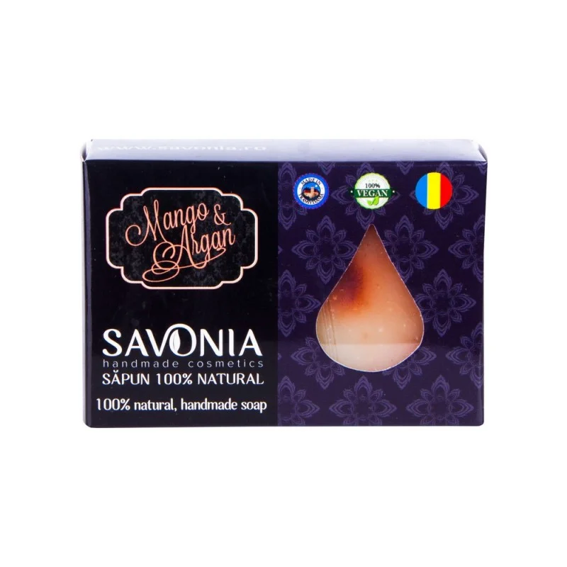 Sapun Natural Mango si Argan, 90g, Savonia