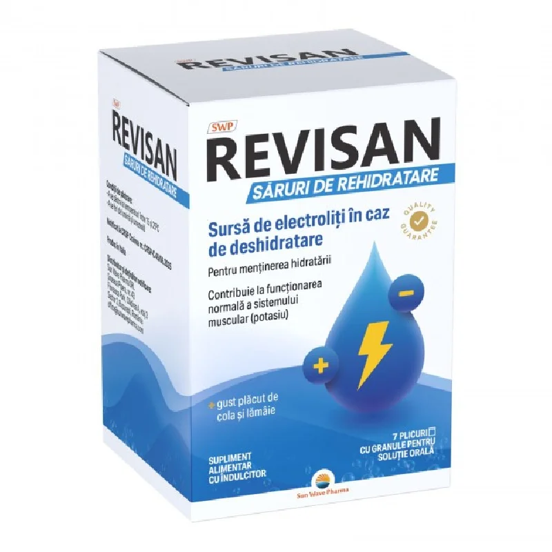 Saruri de rehidratare Revisan, 7 plicuri, Sun Wave Pharma