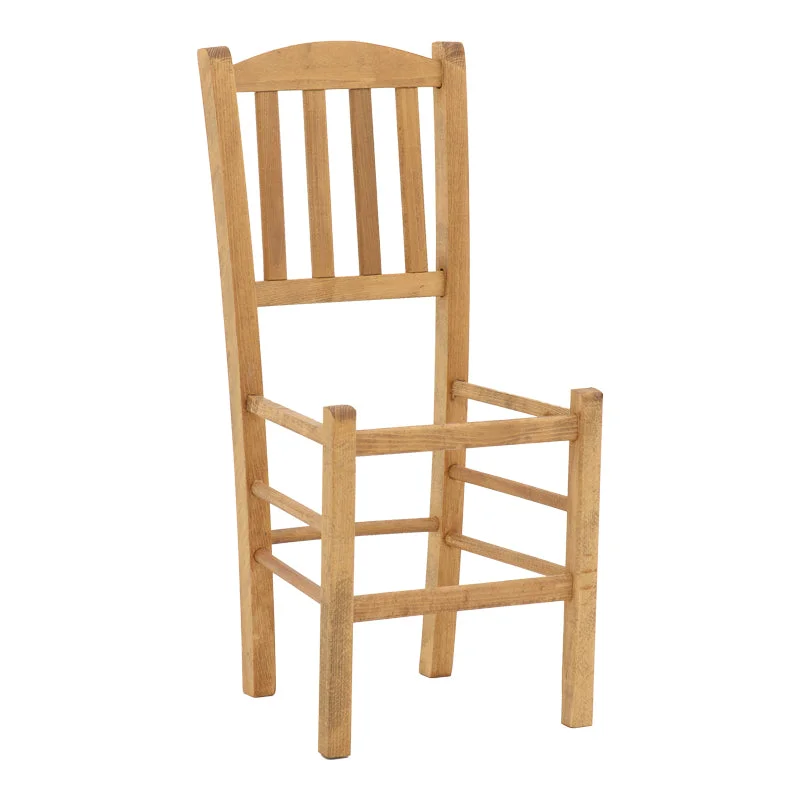 Scaun cafenea Damnir  lemn masiv de fag lustruit nuc 41x42x92cm