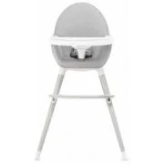 Scaun de masa Fini, 2 in 1, picioare gri, Kinderkraft